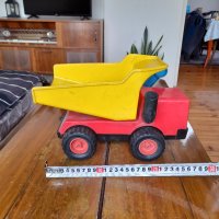 Стара детска играчка камион,камионче,самосвал, снимка 4 - Други ценни предмети - 41455583