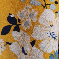лятна жълта блузка на цветя , снимка 2 - Тениски - 42018027