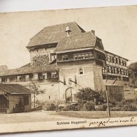 Стара черно-бяла картичка Хагенвил, Швейцария 1910, снимка 1 - Филателия - 44354000
