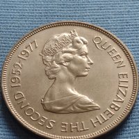 Монета 25 пенса 1977г. Великобритания 25г. От възкачването на Кралица Елизабет втора 40432, снимка 3 - Нумизматика и бонистика - 42697749