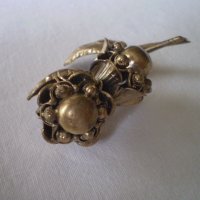 брошка роза 1950г , снимка 2 - Антикварни и старинни предмети - 40640760