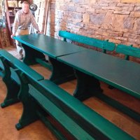 дървена маса и пейка, снимка 16 - Маси - 26071569
