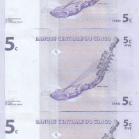 5 центима 1997(поредни номера), Демократична република Конго, снимка 2 - Нумизматика и бонистика - 39231570