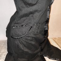 Черна рокля тип риза р-р S , снимка 1 - Рокли - 41698398