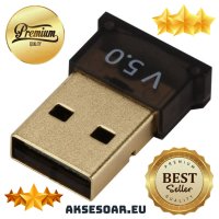 Безжичен USB адаптер Мини Bluetooth 5.0 приемник Безжичен аудио предавател за компютър лаптоп таблет, снимка 3 - Слушалки, hands-free - 41022865