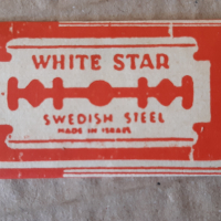 Стари бръснарски ножчета WHITE STAR Израел - Швеция -69 броя, снимка 6 - Антикварни и старинни предмети - 36447269