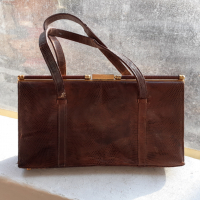 Маркова дамска чанта със забележки, снимка 3 - Антикварни и старинни предмети - 36226669