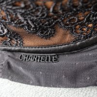 Chantelle 80C размер луксозен сутиен с черна дантела и златист сатен, снимка 2 - Бельо - 40475232