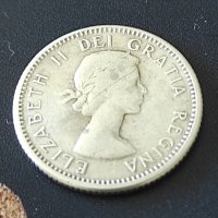 Монети Канада 3 бр. >Кралица Елизабет II (1959-1964), снимка 3 - Нумизматика и бонистика - 44151301
