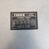 Тунер Fisher (Studio-Standard) FM - 550l, снимка 9 - Радиокасетофони, транзистори - 41758800