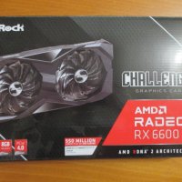 Asrock Radeon RX6600 оригинална кутия, снимка 1 - Видеокарти - 41901338