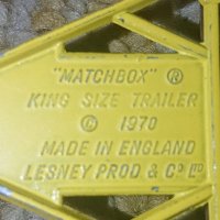 Matchbox king size trailer 1970, снимка 6 - Колекции - 41508139