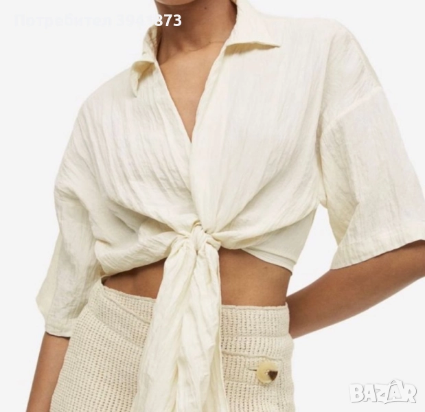 Сатенен топ H&M, снимка 1