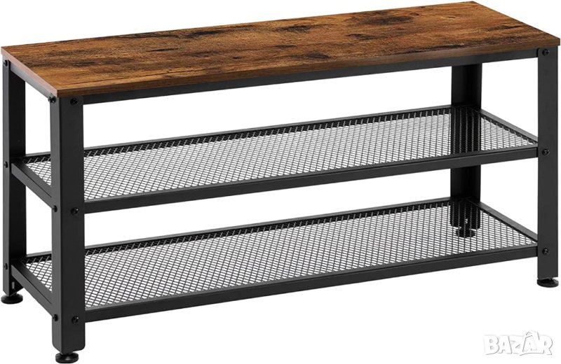 Шкаф за обувки / Рафт за обувки / Етажерка / Портманто YDSIB90-BRN-DE-FBM, снимка 1