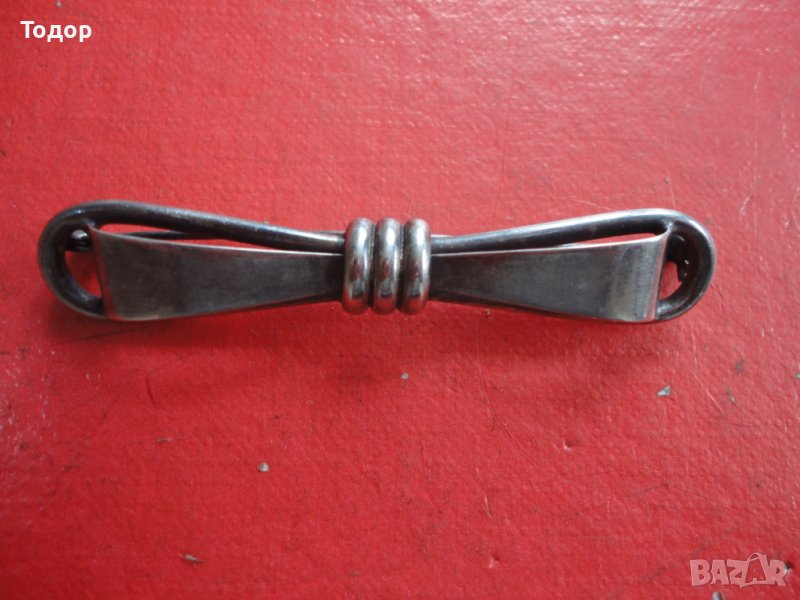 Страхотна сребърна брошка Арт Деко  835, снимка 1