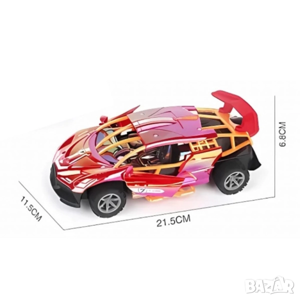 Дистанционно управляема кола с пушек ефект и автоматично отваряне на врати, снимка 1