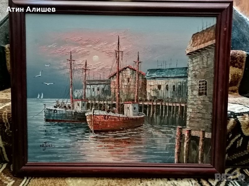 Авторска маслена картина на платно , снимка 1