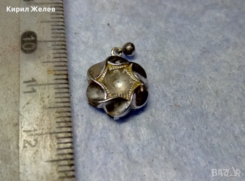 СТАРИННА СРЕБЪРНА ЗАКОПЧАЛКА СРЕБРО 835 РЯДЪК МОДЕЛ КАРАБИНКА За РЕТРО ОГЪРЛИЦА КОЛИЕ ГЕРДАН 49347, снимка 1