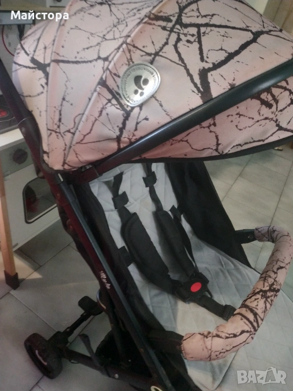 Автоматична лятна количка Lorelli - Minori, Grey Jasper, снимка 1