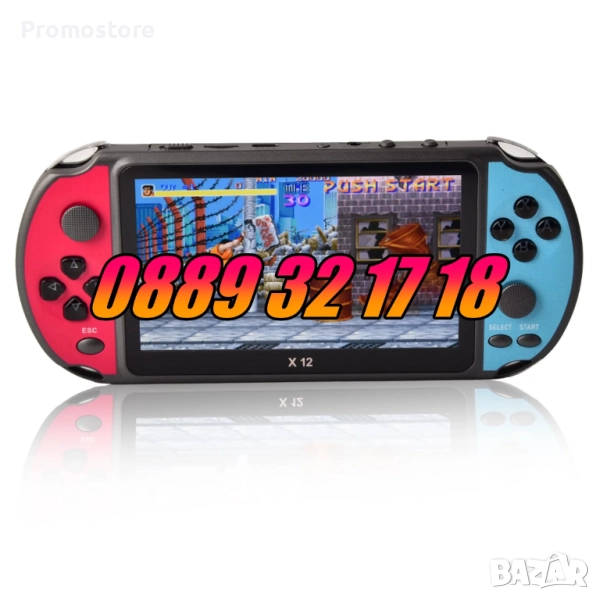 Преносима игрова конзола X12 екран 5.1 инча, тв игра с вградени игри, снимка 1