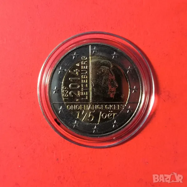 Люксембург 2 евро 2014 175 г. Независимост , снимка 1