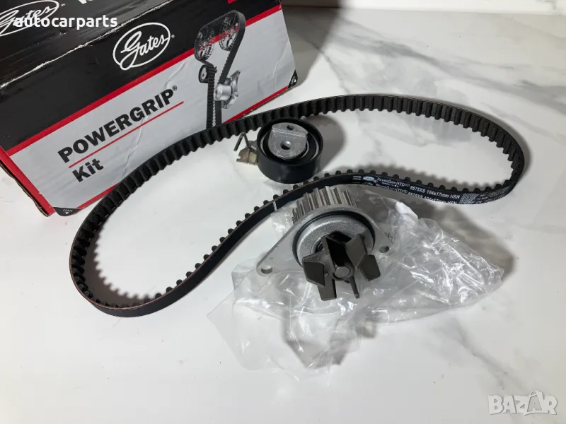 Комплект ангренажен ремък с водна помпа за Ситроен, Фиат и Пежо двигатели 1.4, снимка 1