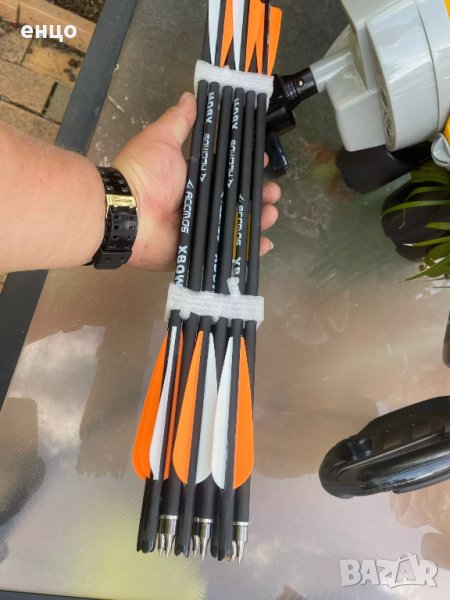 Продавам алуминиеви и карбонови стрели за арбалет 20 и 22 инча, снимка 1