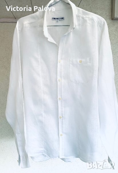 Бяла ленена риза DRYKORN FOR BEAUTIFUL PEOPLE , снимка 1