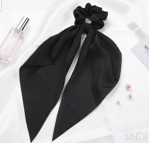 Красив ластик за коса - черен , снимка 1