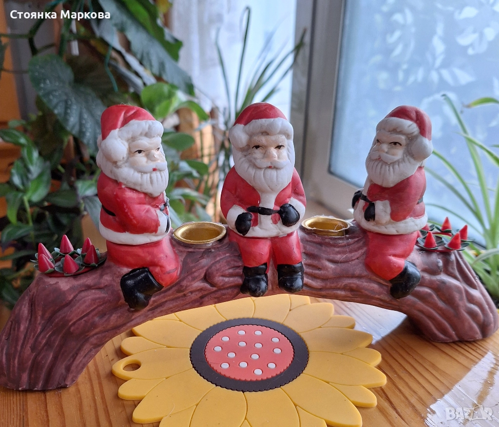 Коледен свещник , снимка 1