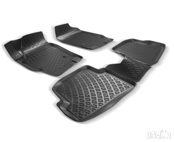 Гумени стелки RizLine за Volkswagen Polo 2008-2017, снимка 1