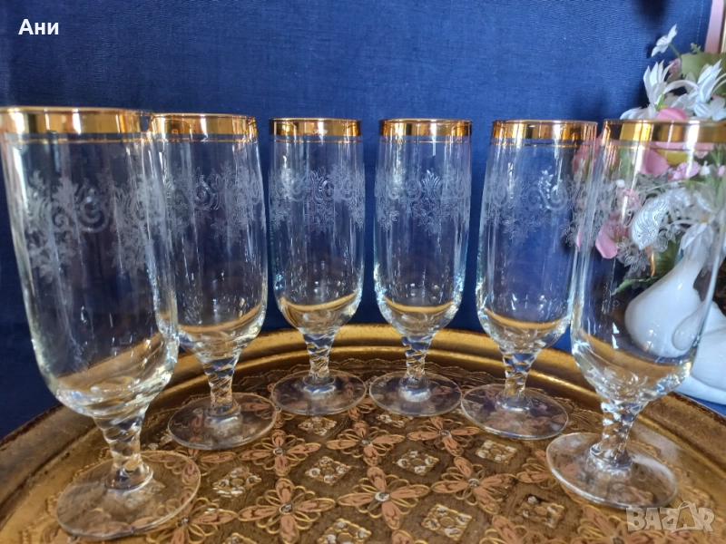 Кристални чаши Бохемия, снимка 1
