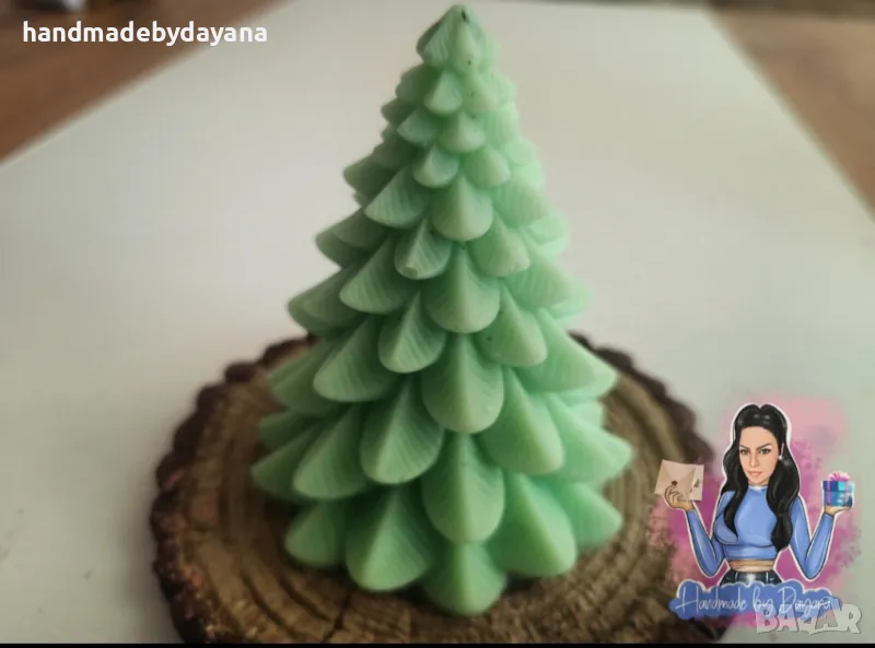 Коледно сапунче - Елха, снимка 1