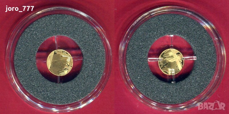 5 евро златна монета "де Гол и Чърчил 1941" 2021, снимка 1