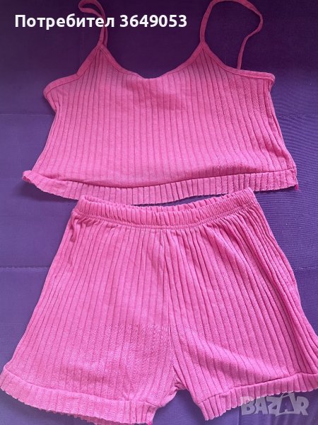 Нова рипсена пижама размер Л, снимка 1