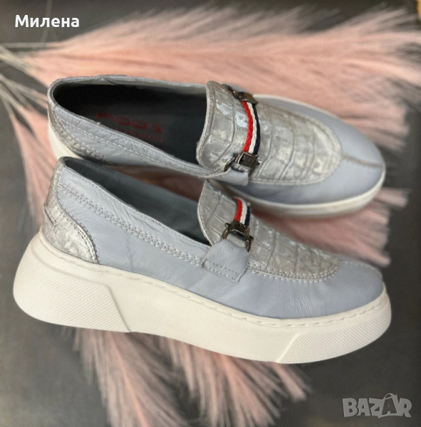 Сникърси / мокасини естествена кожа , снимка 1