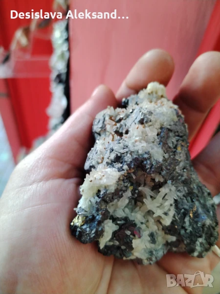 Галенит със сфалерит, пирит и кварц, много изгодно , снимка 1