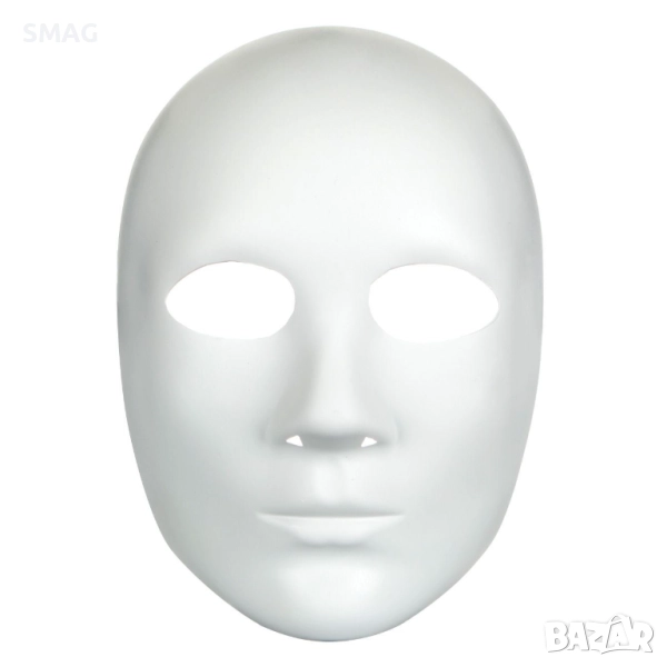 Хелоуин / Halloween карнавална маска Full Face бяла_1123482, снимка 1