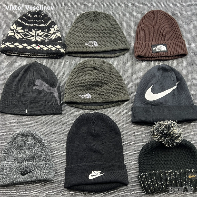 Оригинални Шапки Nike The North Face Puma Tommy Hilfiger Зимни Beanie Adidas One Size, снимка 1