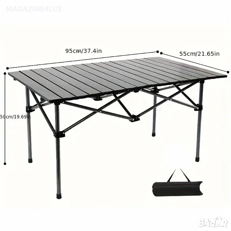 Сгъваема туристическа маса-подходяща за кетъринг, градина или просто на излет, снимка 1