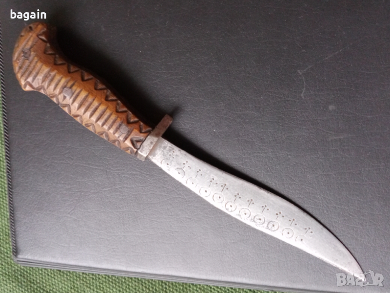Уникален нож, кама, каракулак., снимка 1