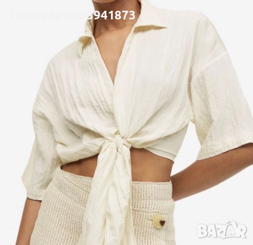 Сатенен топ H&M