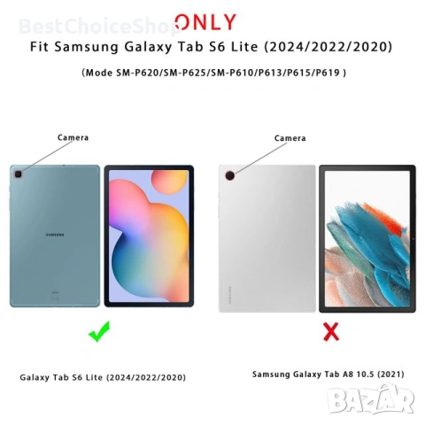 Kалъф с клавиатура за Samsung Galaxy Tab S6 Lite – 10.4 инча, снимка 7 - Калъфи, кейсове - 53083695