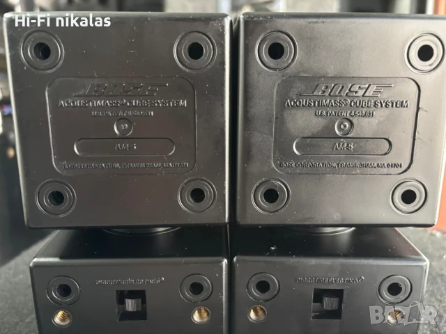 стерео тонколони съраунд BOSE ACOUSTIMASS CUBE SYSTEM AM-5, снимка 6 - Тонколони - 50904561