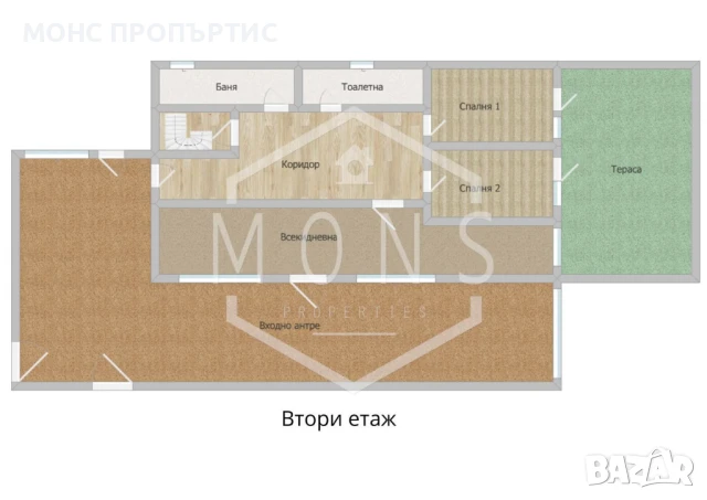 Двуетажна къща с  двор и  панорамна гледка в гр. Априлци, кв. "Острец"., снимка 10 - Къщи - 50909303
