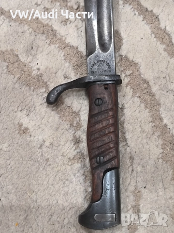 Немски щик нож Маузер S98/08 Ferd Esser & Co Elberfeld, снимка 4 - Антикварни и старинни предмети - 52887705