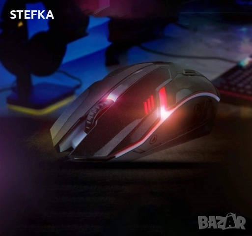 Модерен геймърски комплект с LED светлини от 5 части - psp42  , снимка 5 - Други - 52643804