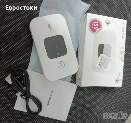 Преносим WiFi рутер, мобилна WiFi точка за достъп 4G LTE 150Mbps, снимка 8 - Селфи стикове, аксесоари - 48950456