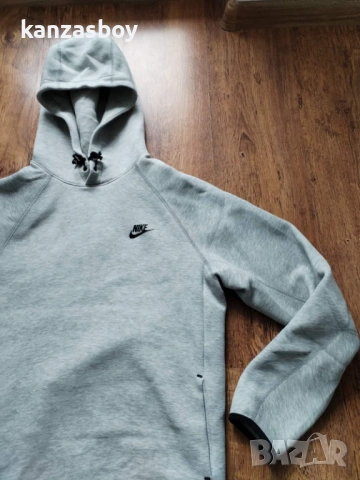 Nike M NK TCH FLC PO HOODIE - страхотно мъжко горнище КАТО НОВО С, снимка 7 - Спортни дрехи, екипи - 53432831