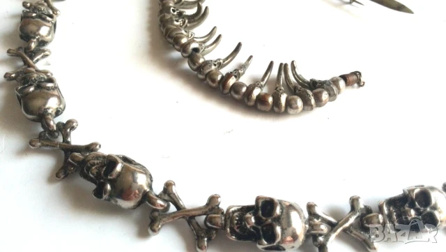 Стари метъл пънкарски синджири и значка меч по договаряне, снимка 4 - Колекции - 51262719